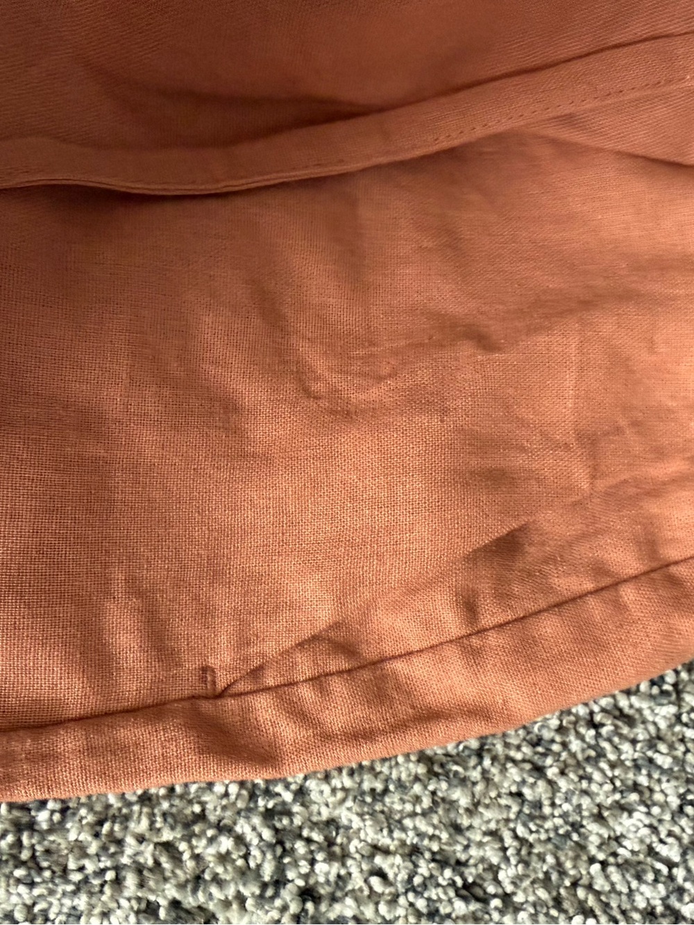 Remington High Waist Women’s Shorts - Rust Orange - Picture 5 of 8